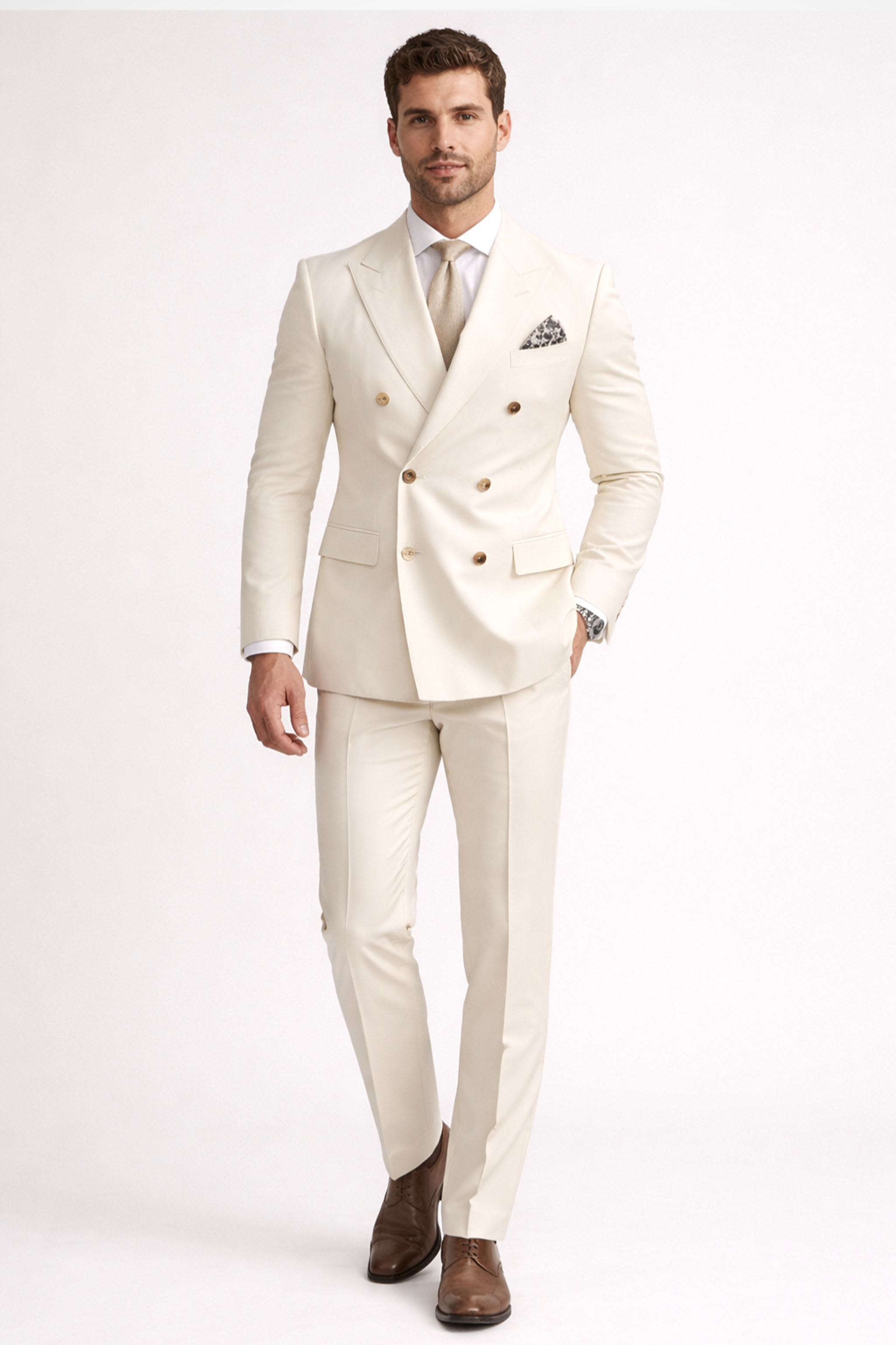Romain Kest | Men's Double Breasted Suit Jacket
