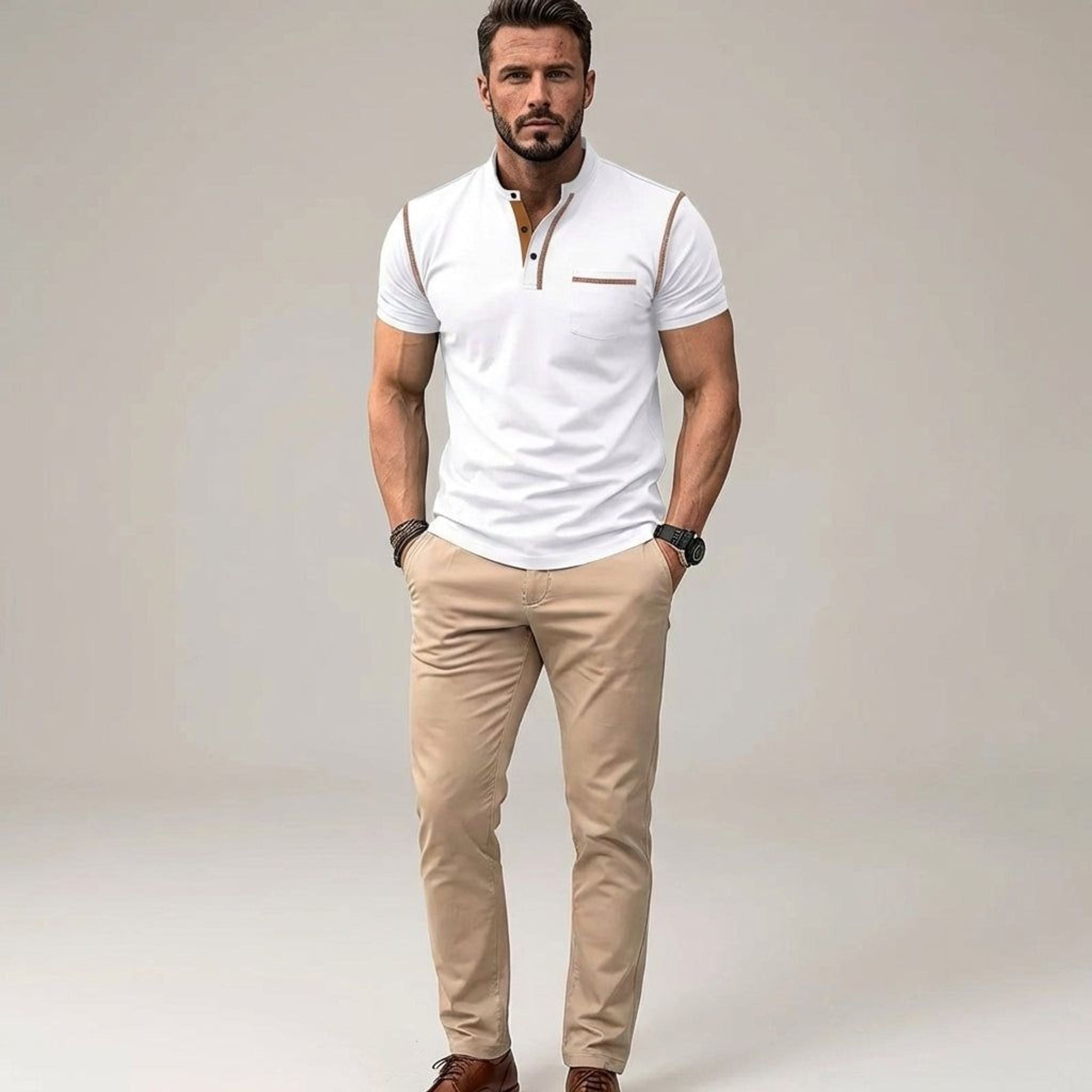 Elias Vorn | Men's Classic Fit Polo Shirt