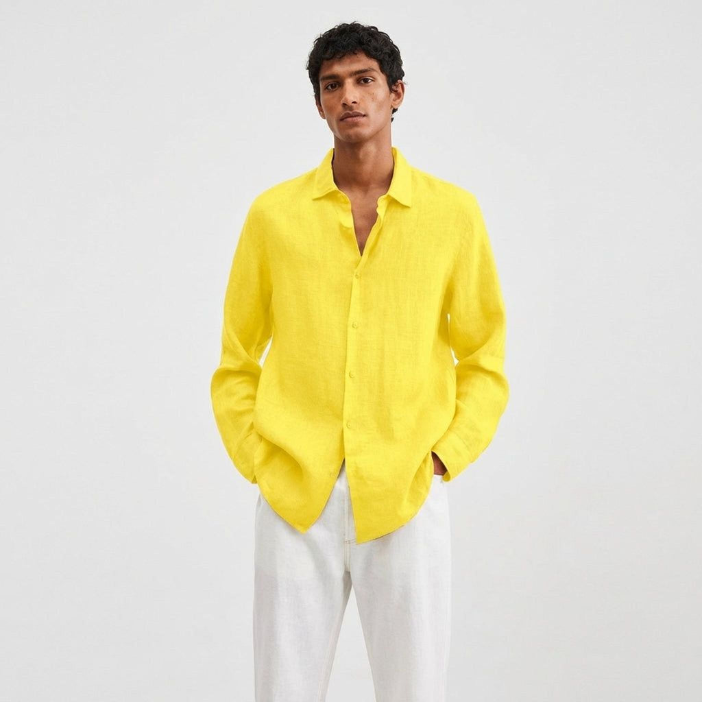 Alaric Brine | Men's Classic Fit Linen Shirt