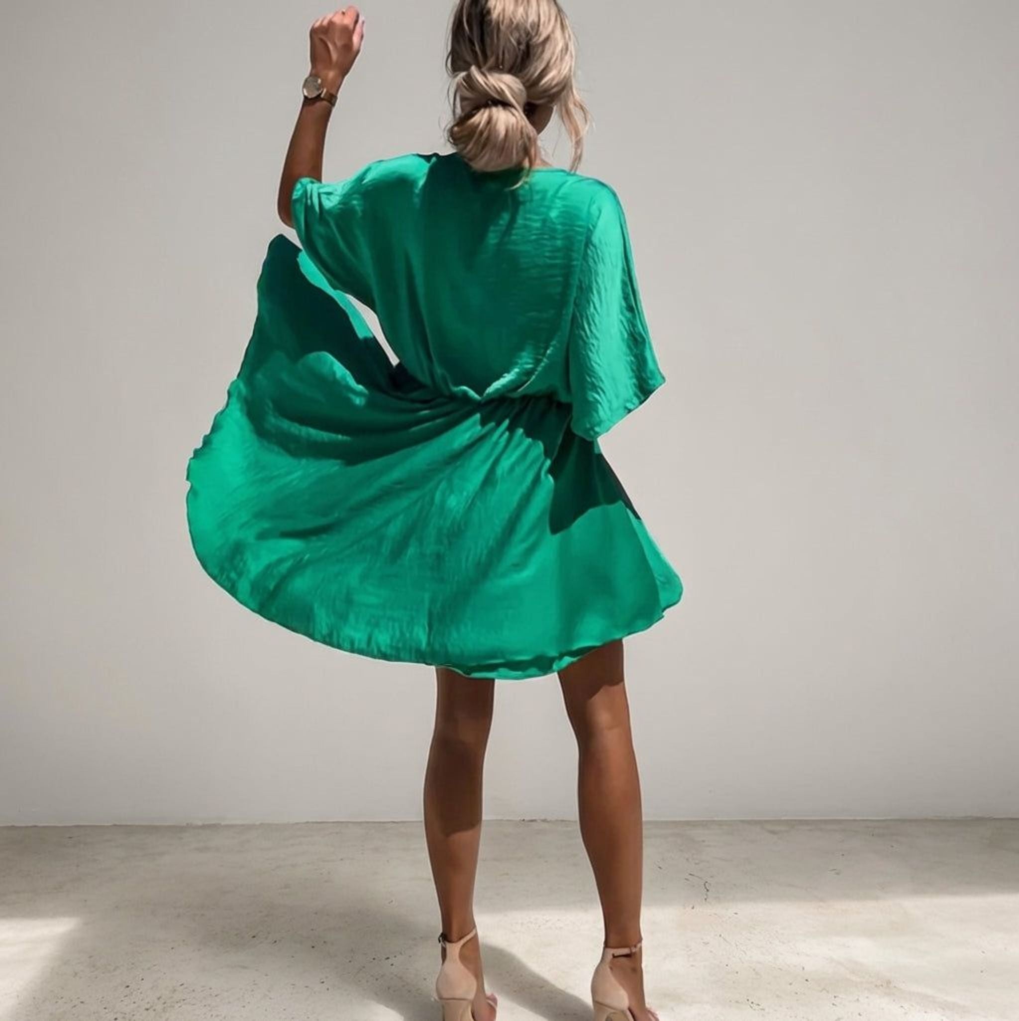 Léonie Faye | Women's Lightweight Wrap Dress in Elegant Colors