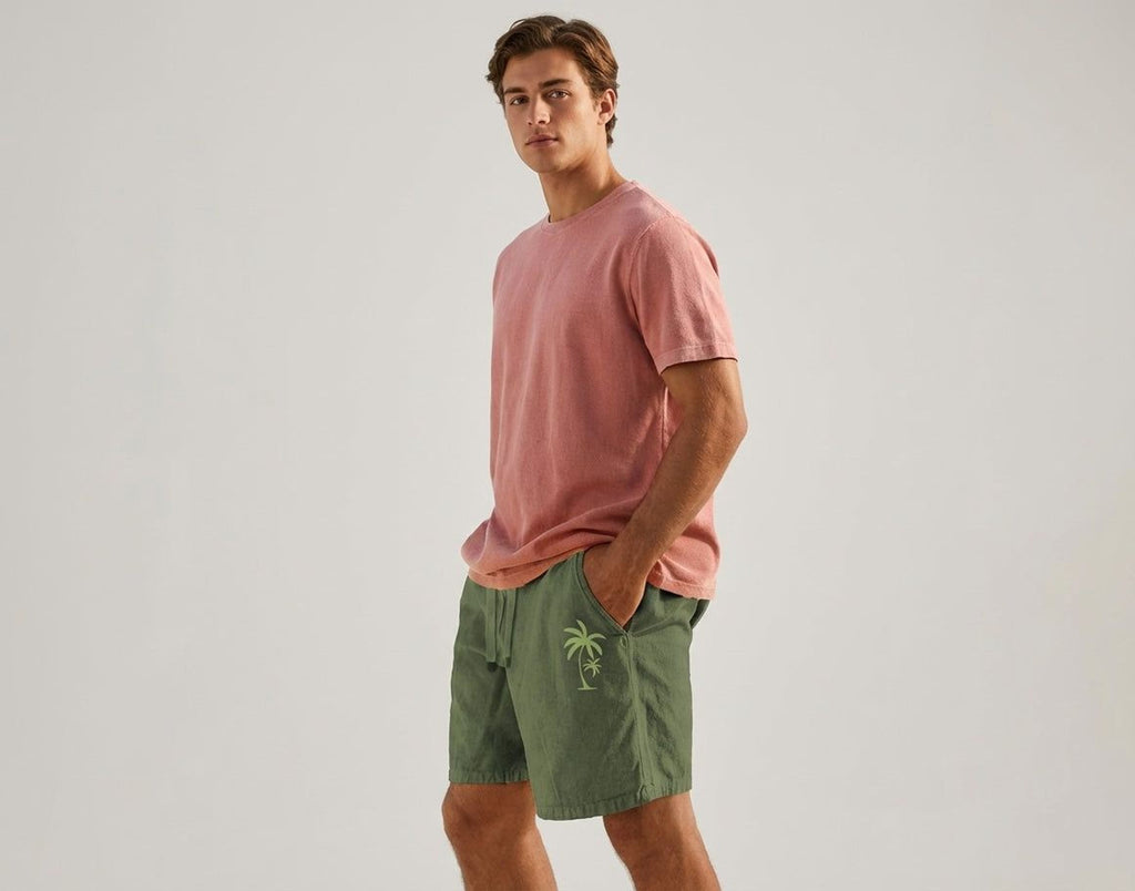 Léonie Voss | Women's Casual Summer Shorts with Embroidery