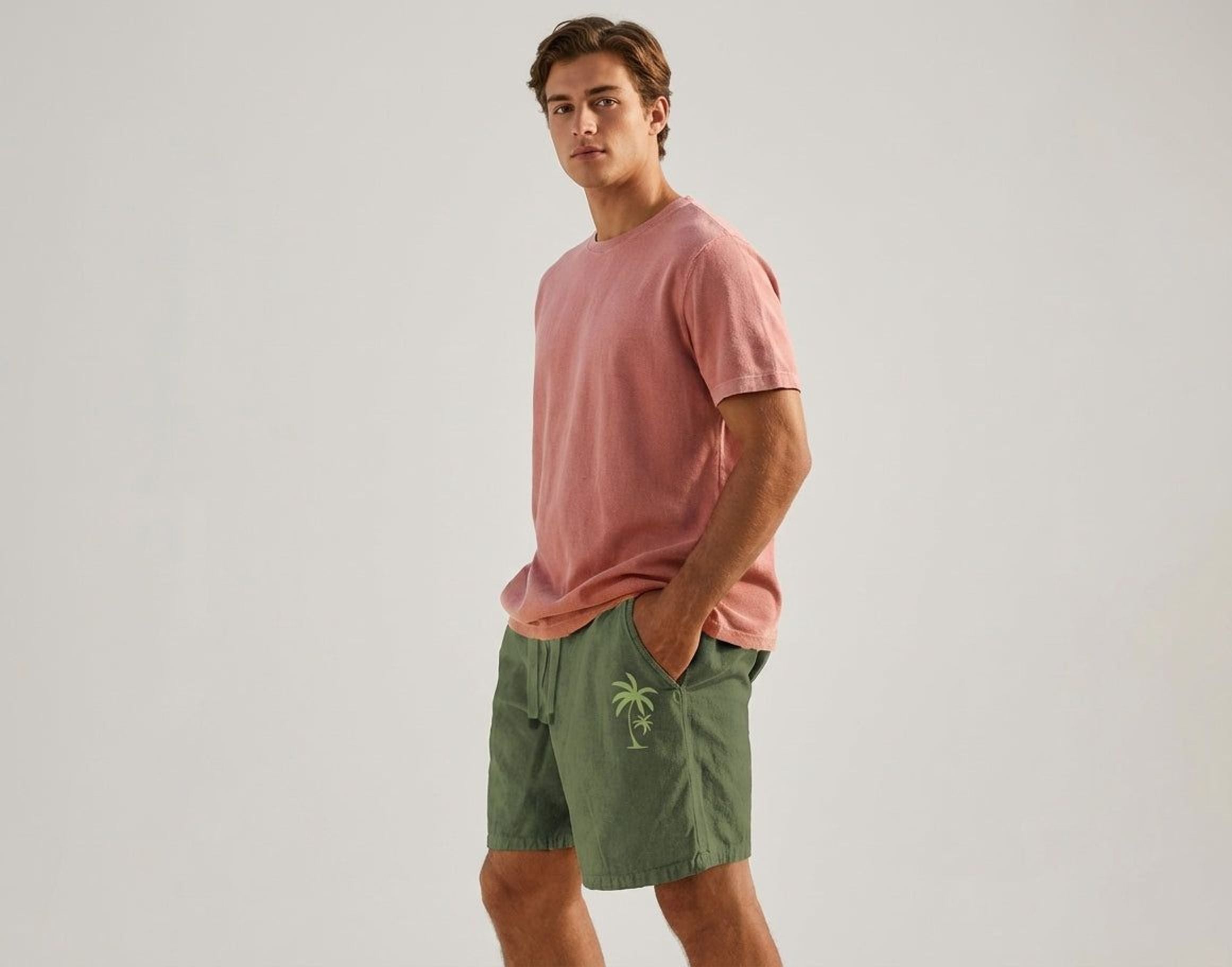Léonie Voss | Women's Casual Summer Shorts with Embroidery