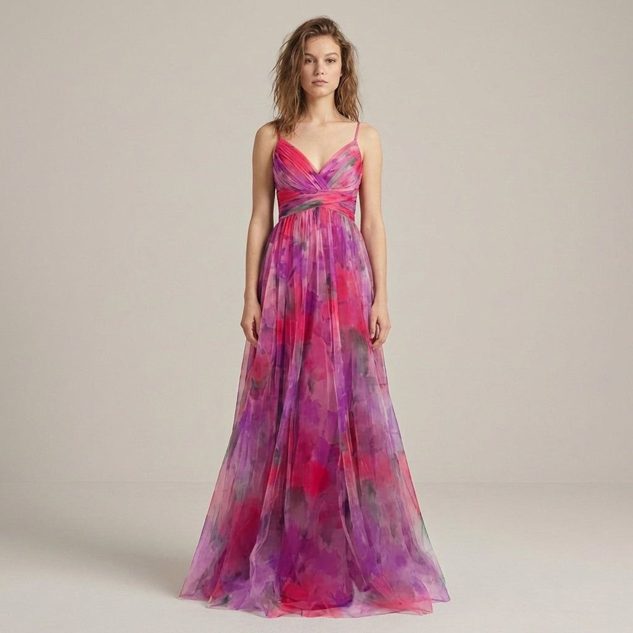 Elodie Voss | Women's Lightweight Floral Maxi Dress