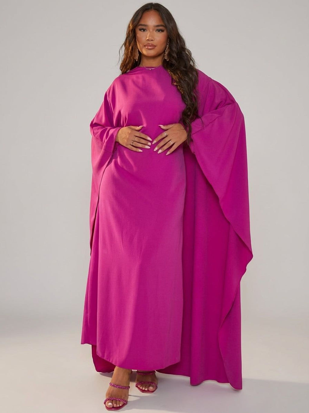 Celeste Varn | Women's Flared Sleeve Evening Dress