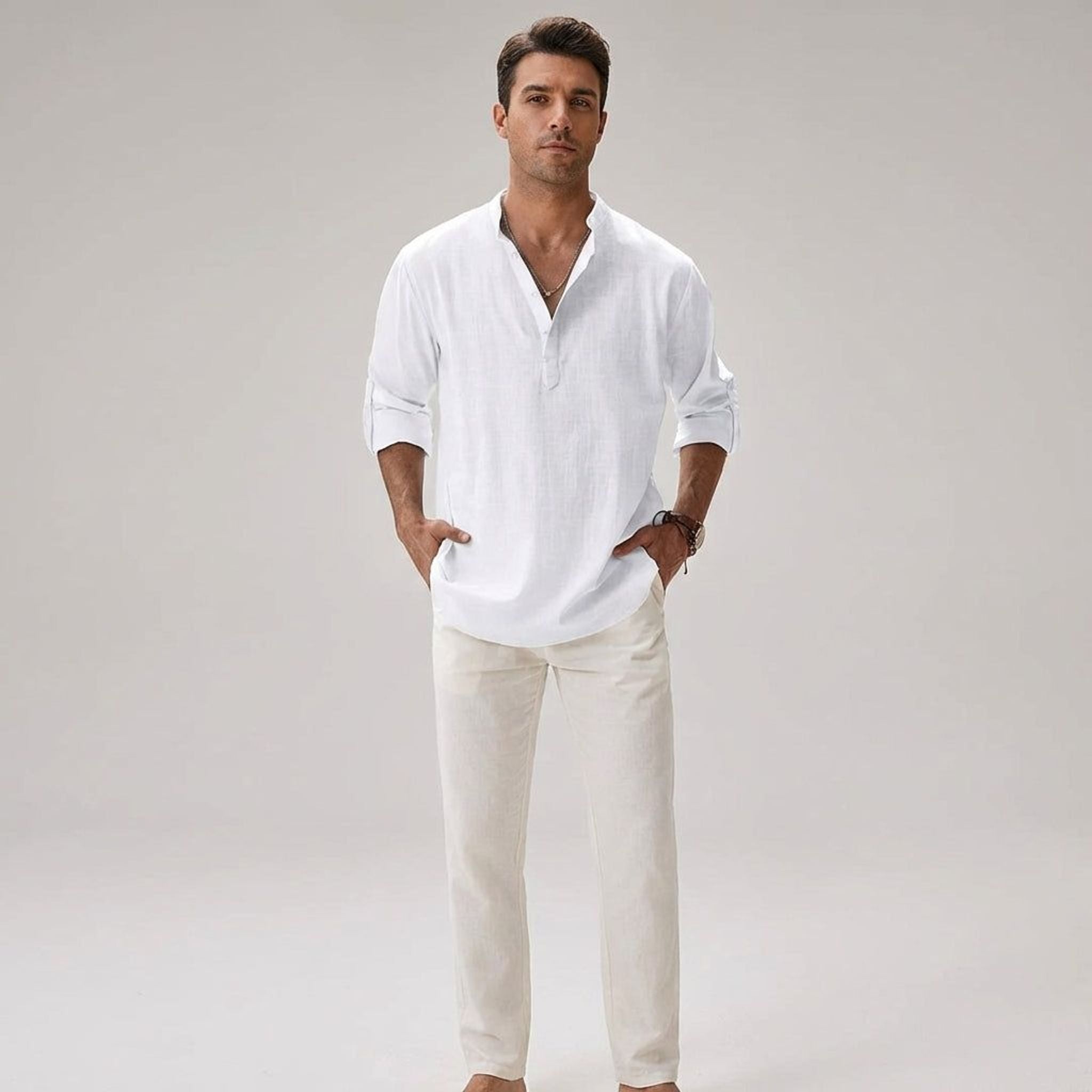 Ronan Fenn | Men's Lightweight Casual Dress Shirt
