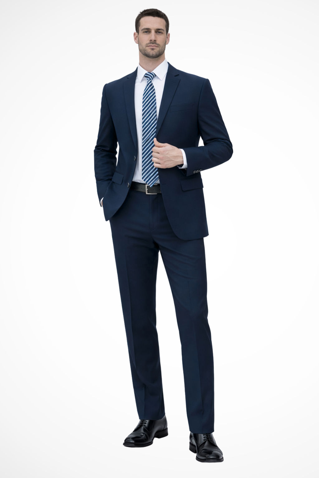 Luca Varn | Men's Tailored Black Business Suit