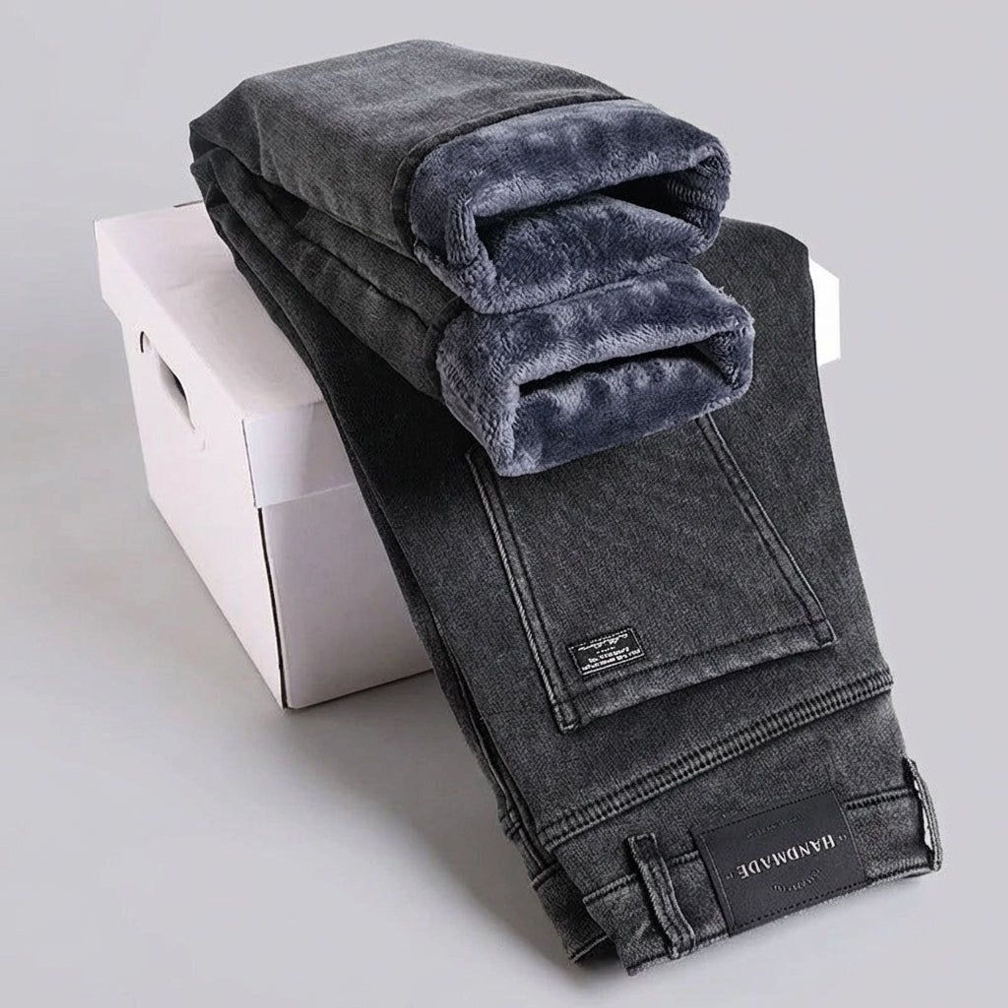 Luca Dray | Men's Insulated Slim Fit Winter Jeans