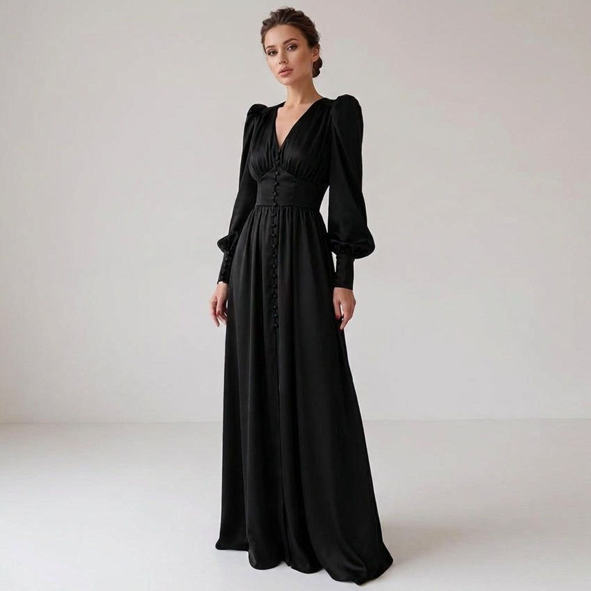 Isabelle Tane | Women's Elegant Satin Summer Dress