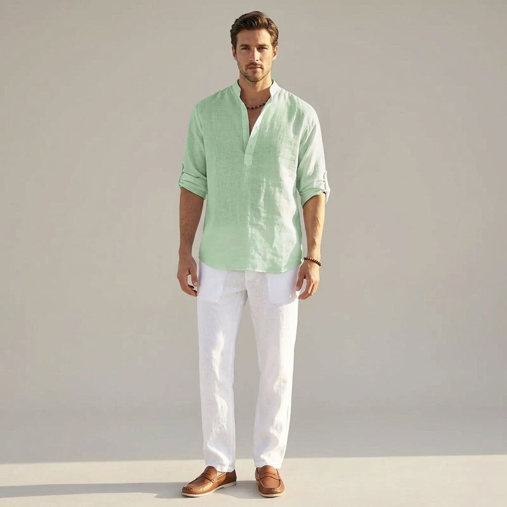 Lucien Kress | Men's Lightweight Breathable Dress Shirt
