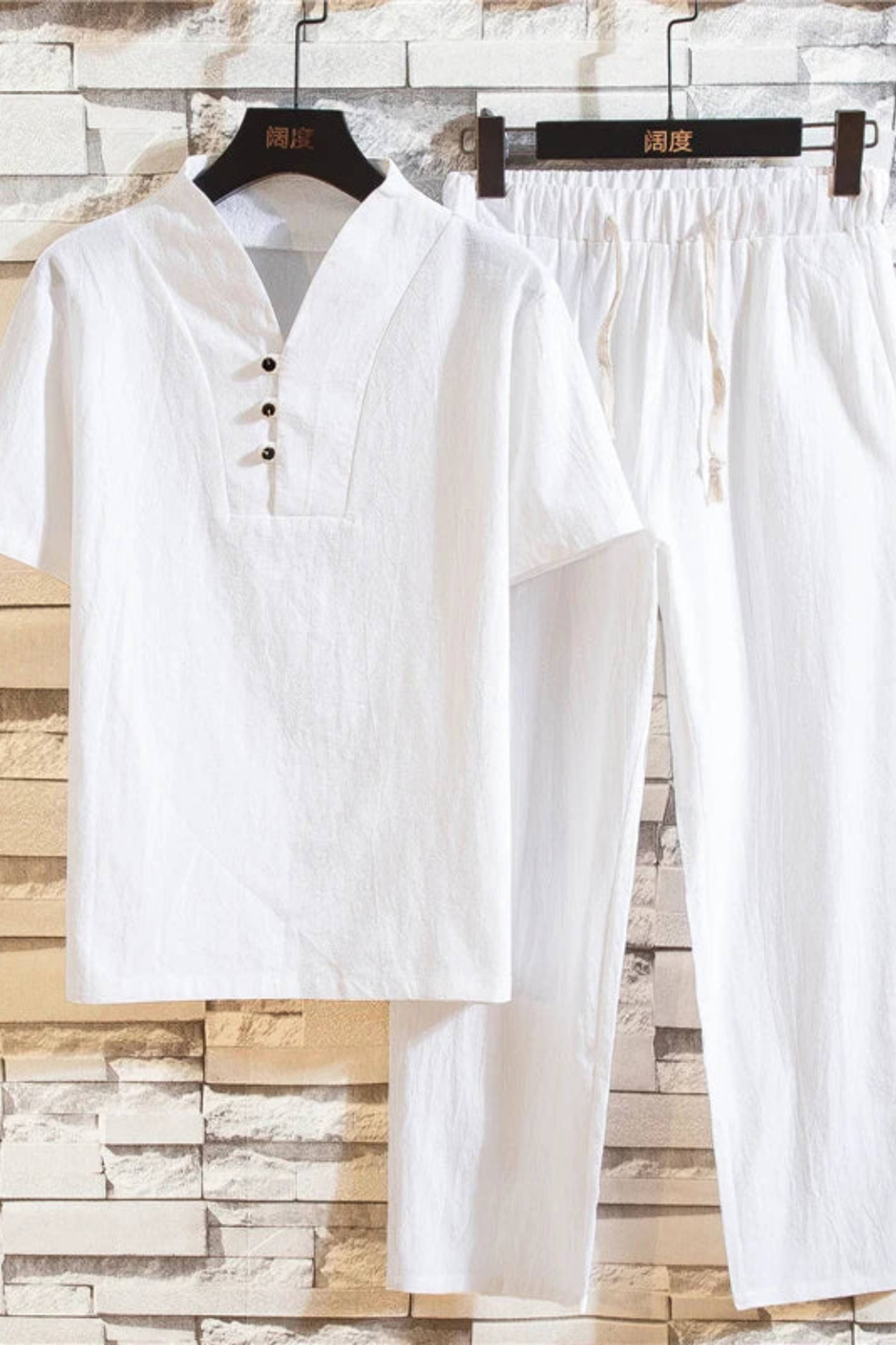 Lucien Vant | Men's Cotton Linen Casual Set