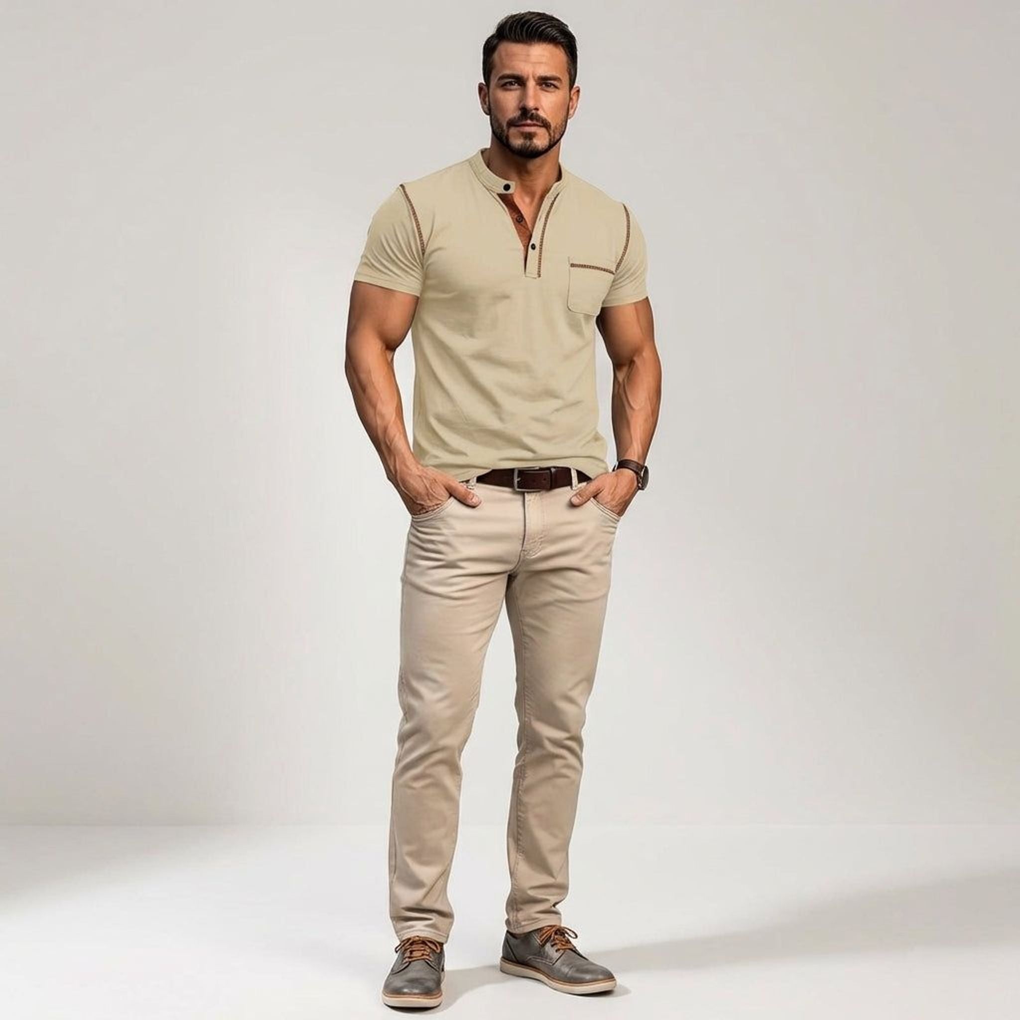 Elias Vorn | Men's Classic Fit Polo Shirt