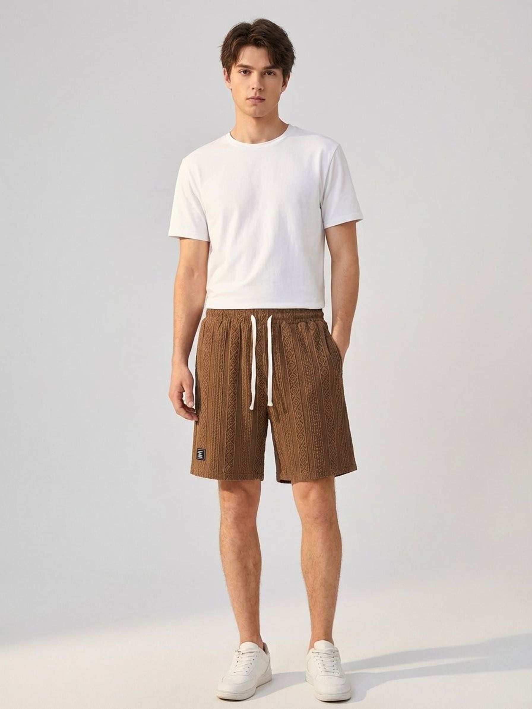Romain Teld | Men's Relaxed Fit Knit Lounge Shorts