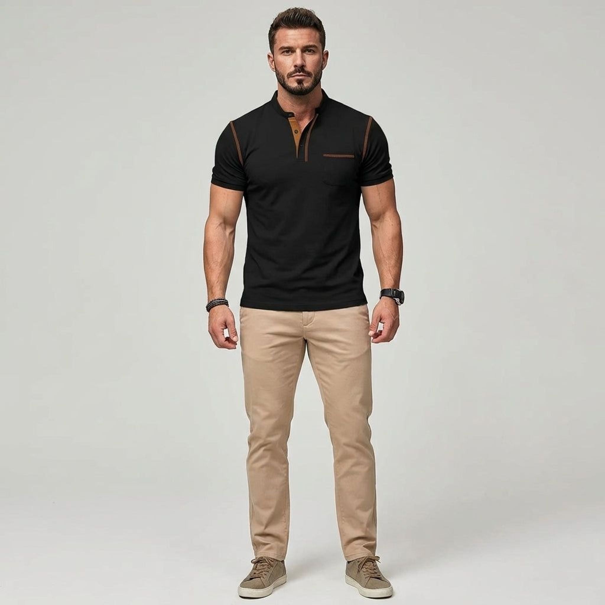 Elias Vorn | Men's Classic Fit Polo Shirt