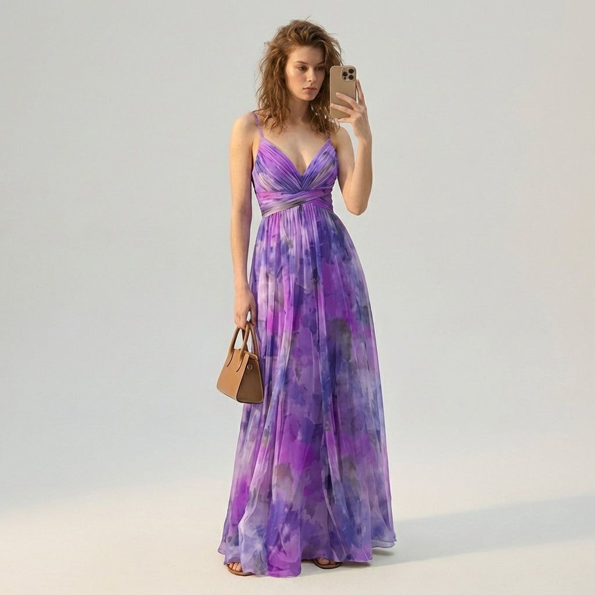 Elodie Voss | Women's Lightweight Floral Maxi Dress