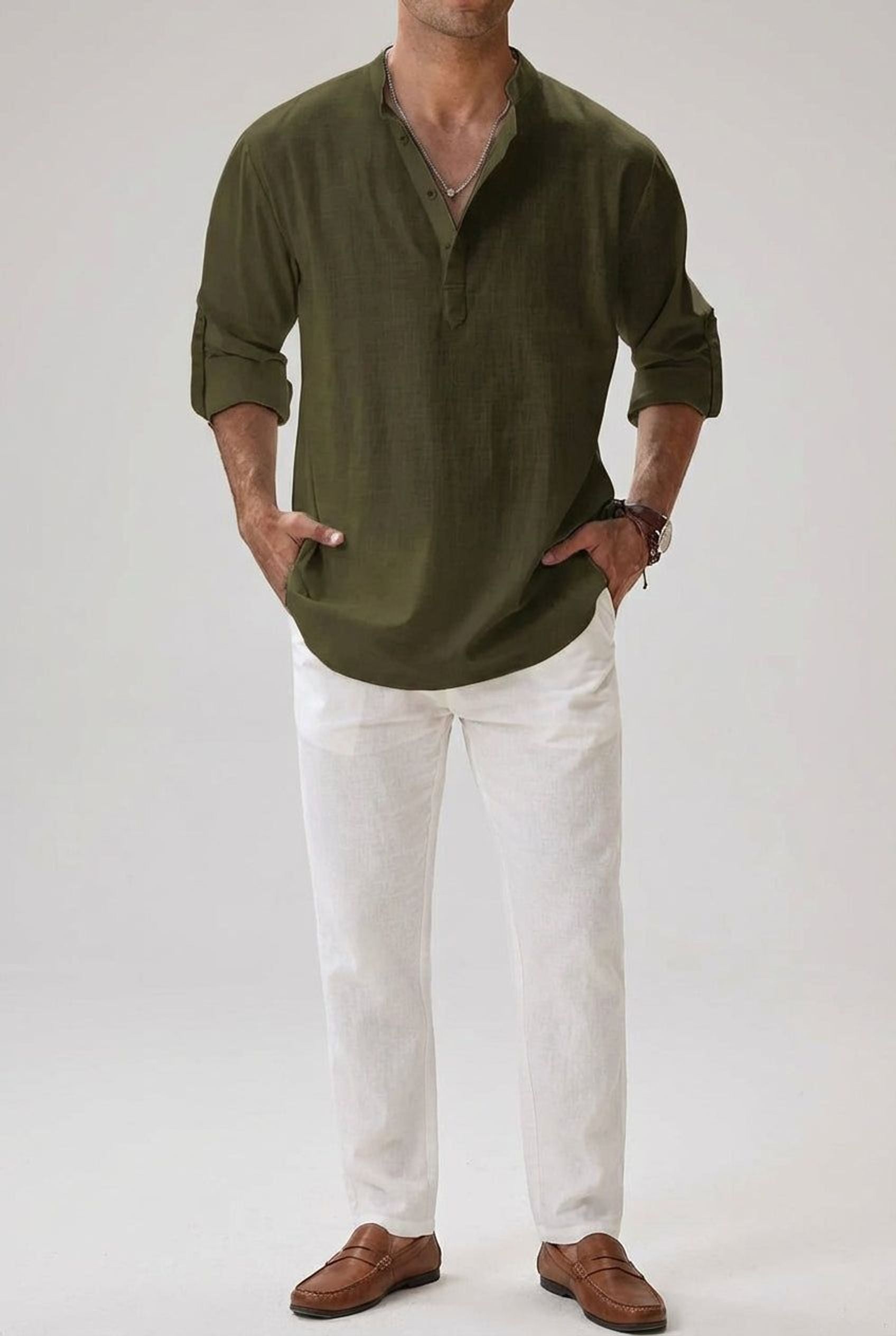 Ronan Fenn | Men's Lightweight Casual Dress Shirt
