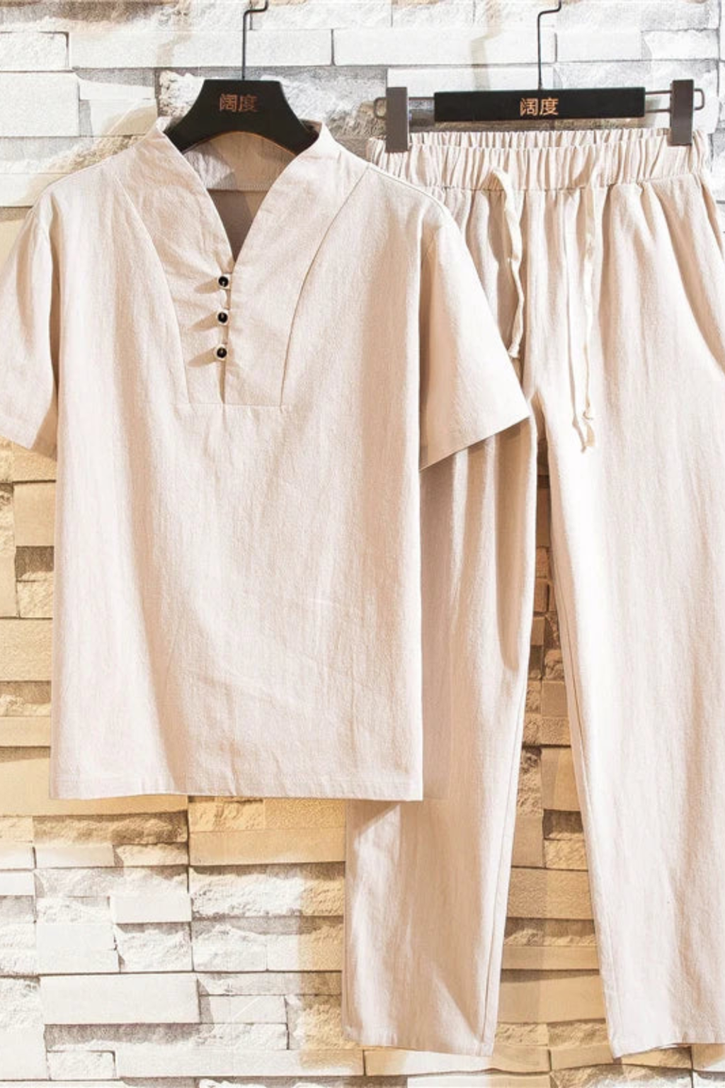 Lucien Vant | Men's Cotton Linen Casual Set