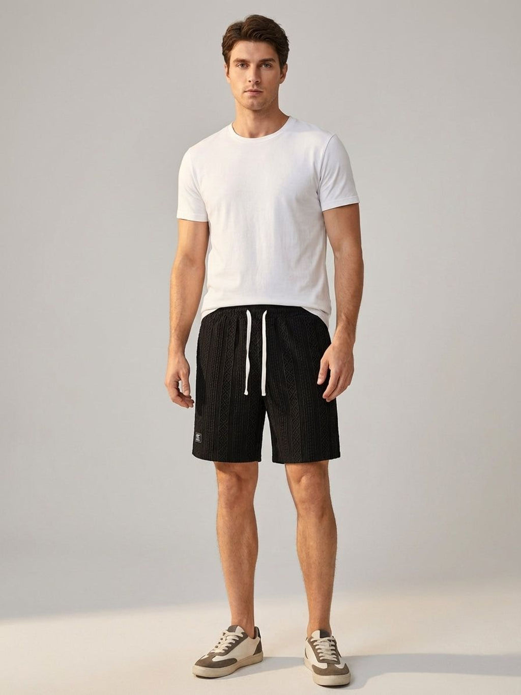 Romain Teld | Men's Relaxed Fit Knit Lounge Shorts