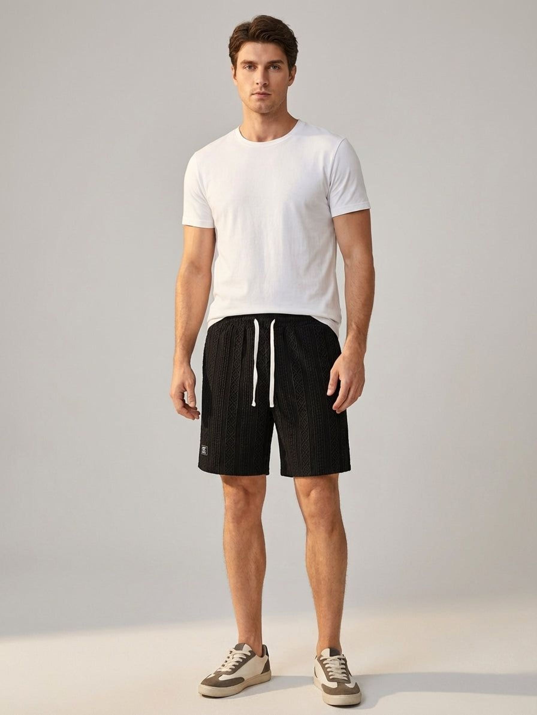 Romain Teld | Men's Relaxed Fit Knit Lounge Shorts