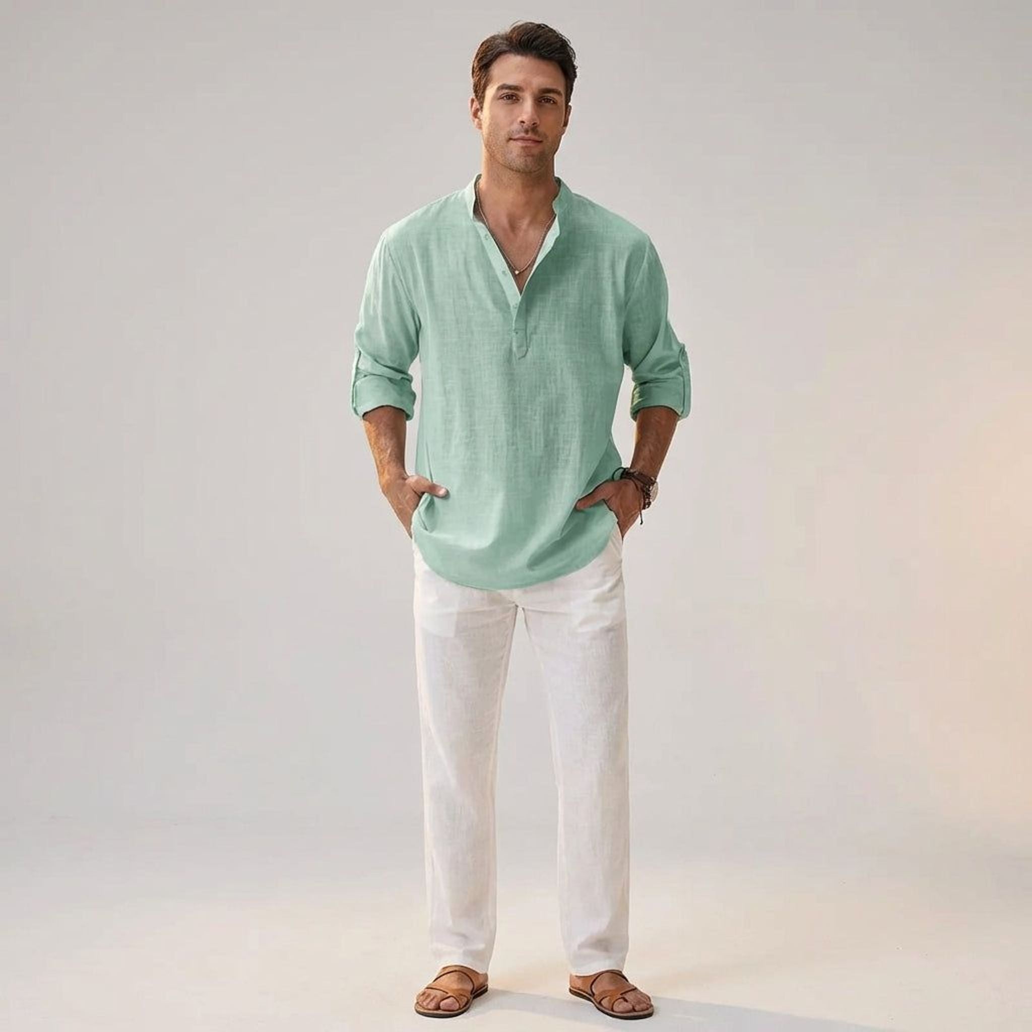 Ronan Fenn | Men's Lightweight Casual Dress Shirt