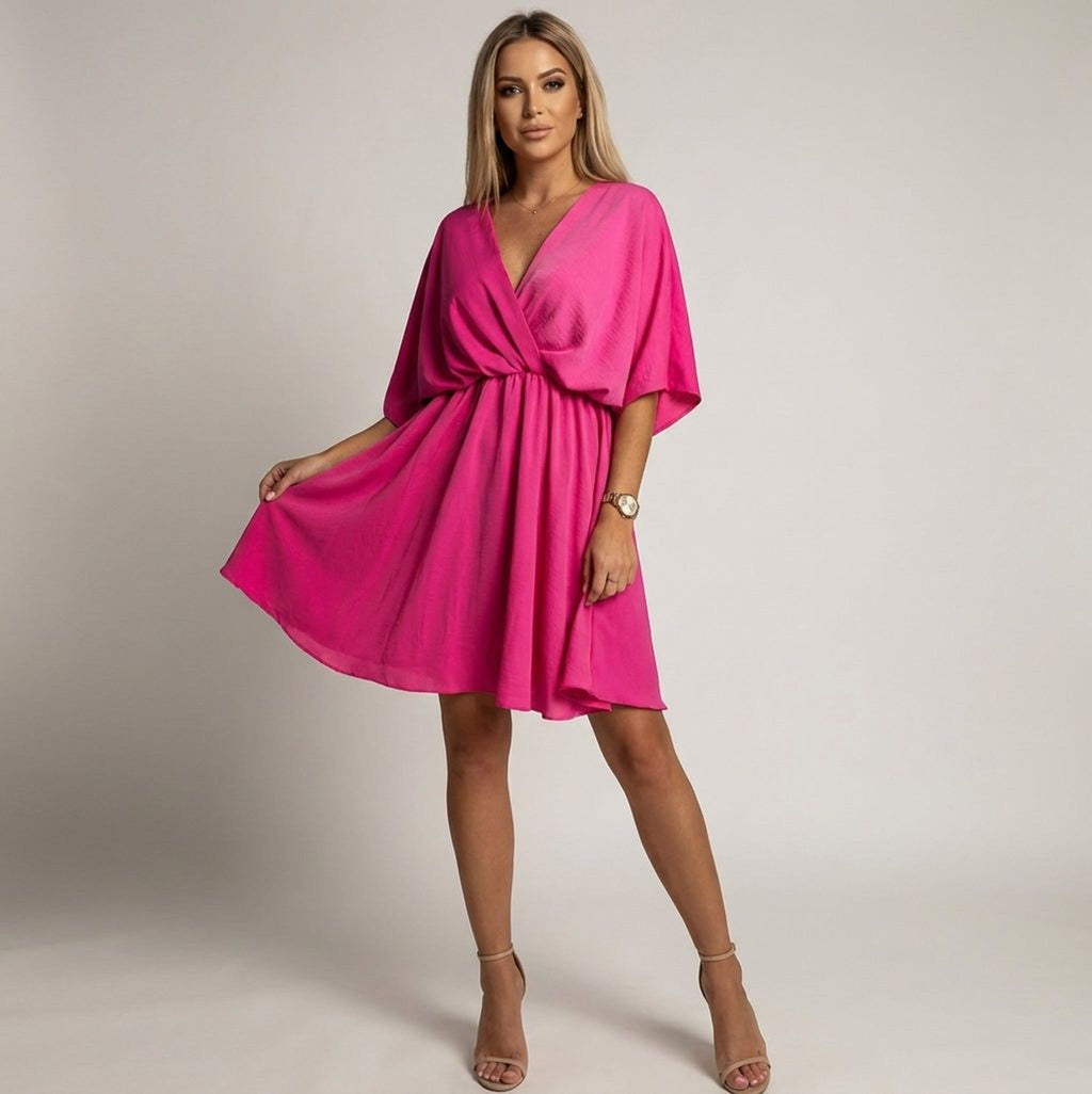 Léonie Faye | Women's Lightweight Wrap Dress in Elegant Colors