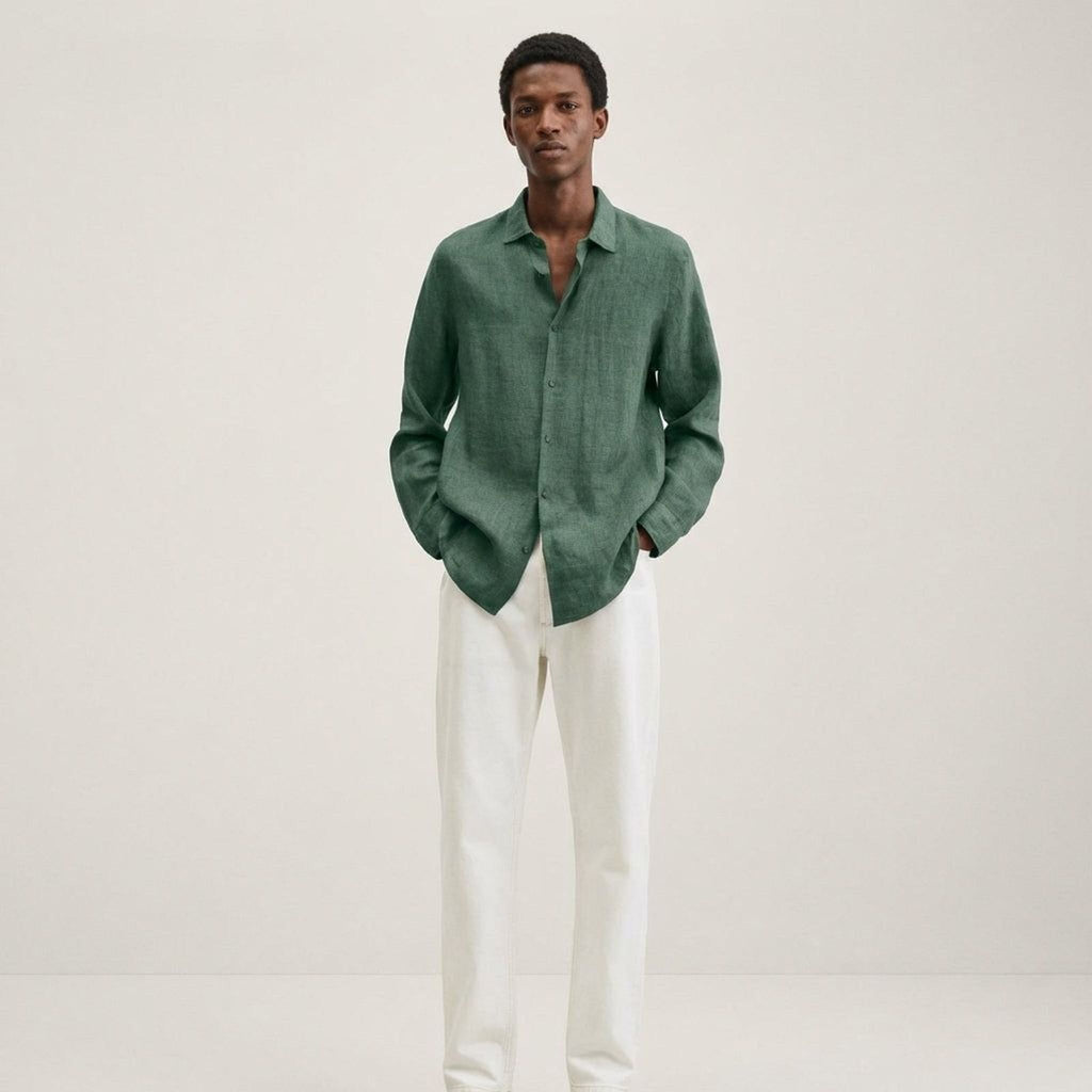 Alaric Brine | Men's Classic Fit Linen Shirt