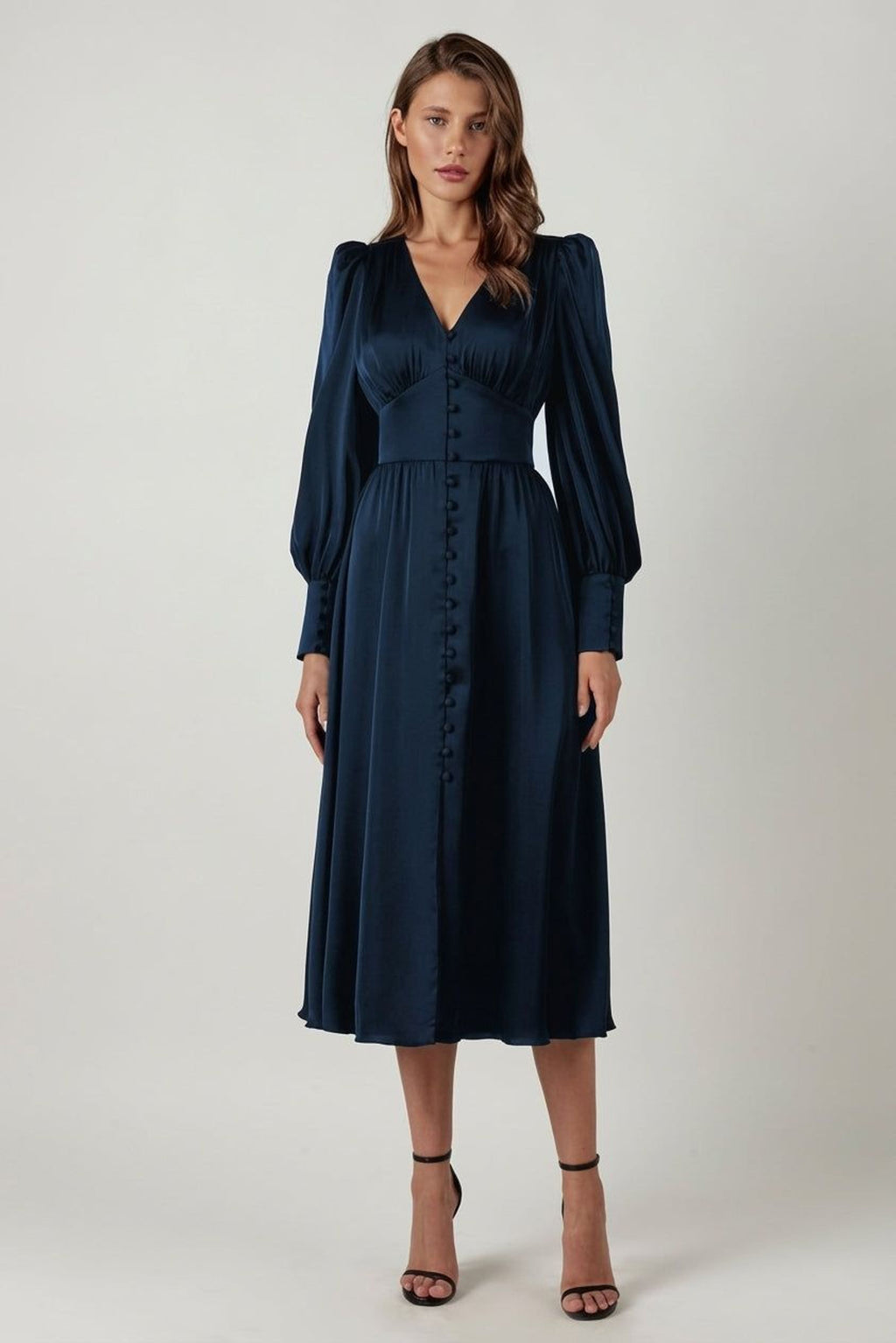 Isabelle Tane | Women's Elegant Satin Summer Dress
