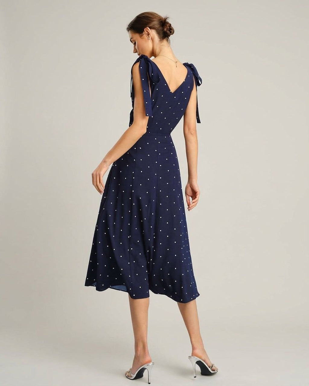 Elodie Vare | Women's A-Line Navy Midi Skirt