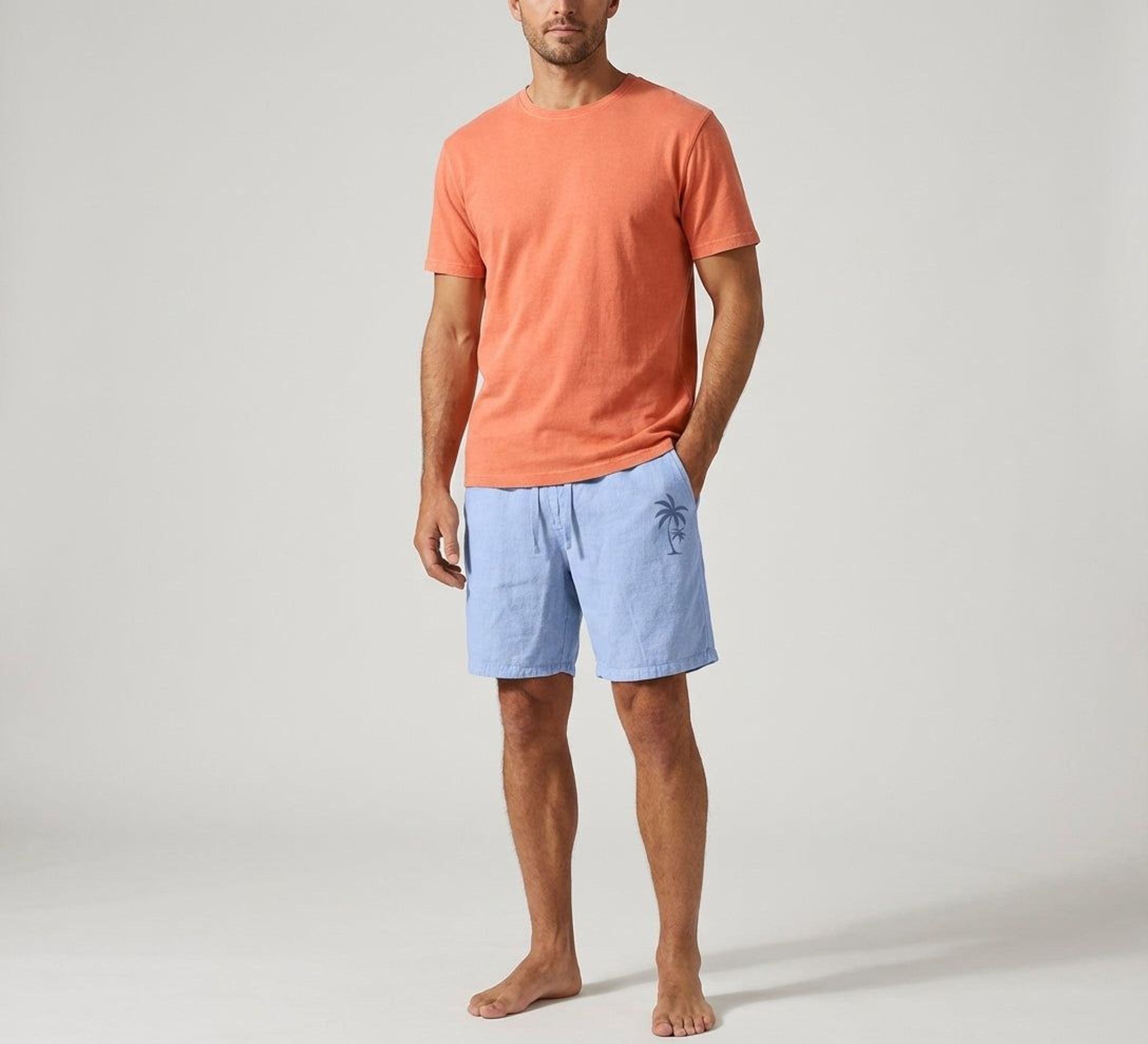 Léonie Voss | Women's Casual Summer Shorts with Embroidery