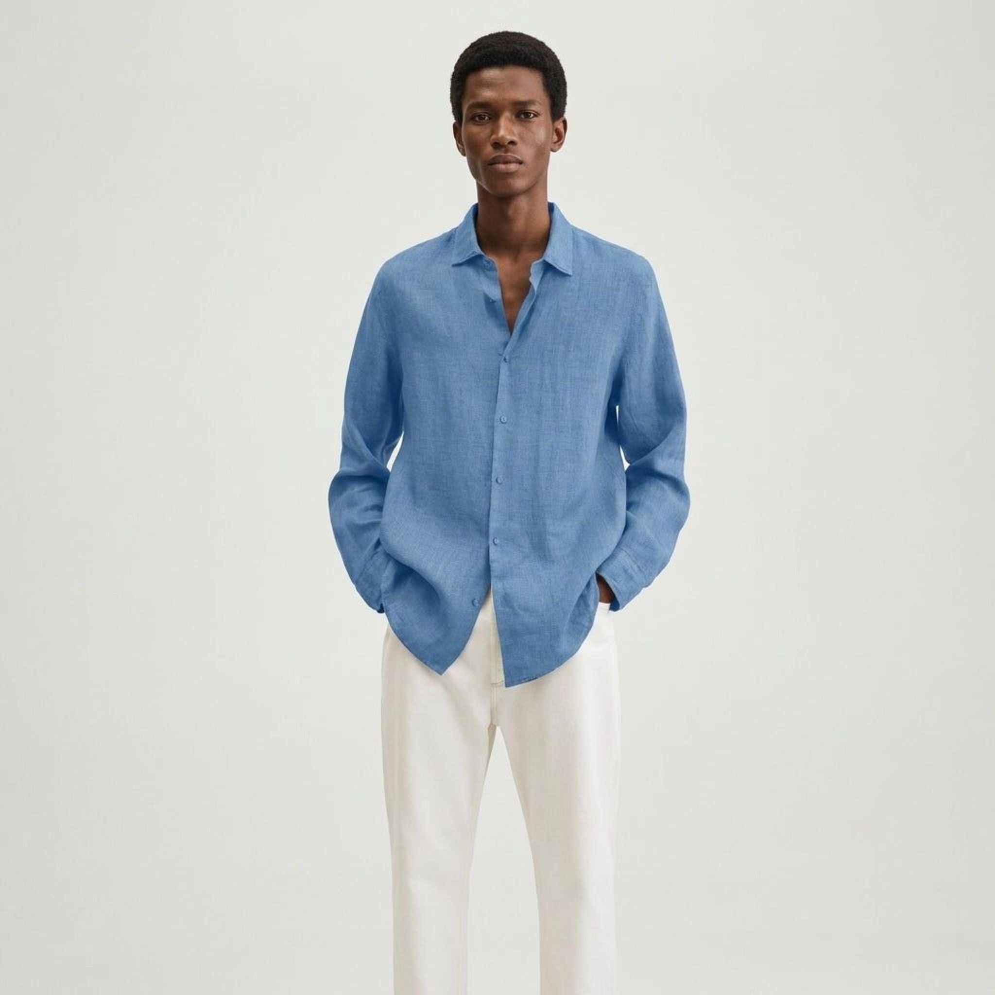 Alaric Brine | Men's Classic Fit Linen Shirt